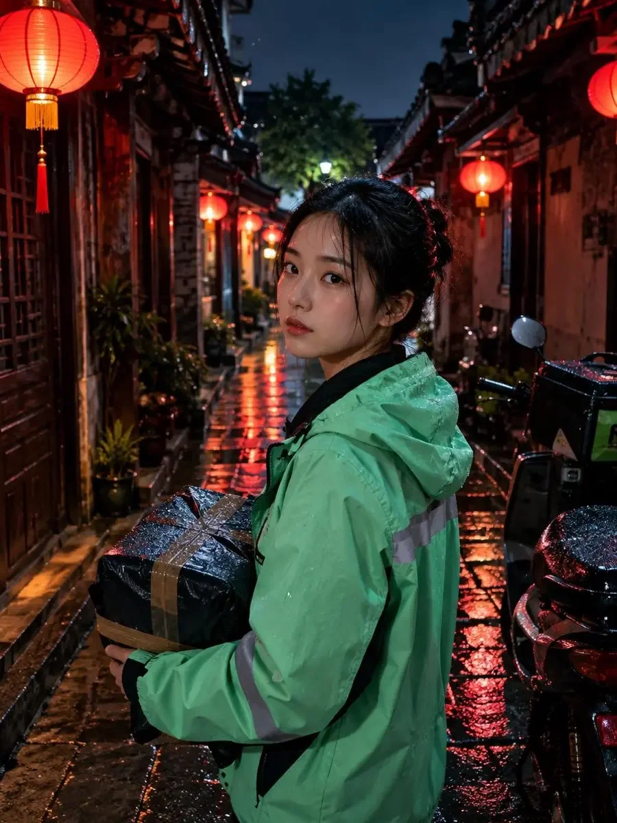 白娘子去送快递了封面