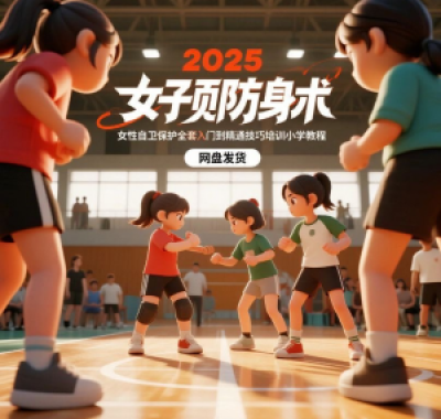 2025女子防身术视频女性自卫保护全套入门到精通技巧培训小学教程