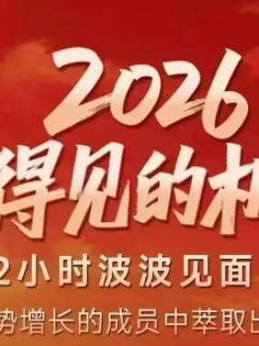 2026看得见的机会，剖析十几个实战案例，可直接抄作业，再优化迭代，内容超全，干货满满