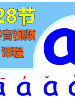 小学汉语拼音视频教学习拼读训练声母韵母教程儿童基础启蒙师资料