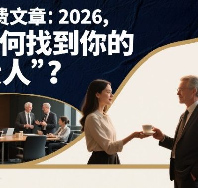 付费文章：2026，如何找到你的“贵人”？