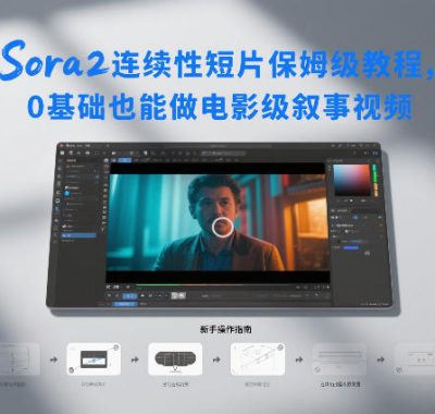 Sora2连续性短片保姆级教程，0基础也能做电影级叙事视频