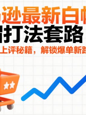 亚马逊最新白帽+黑帽打法套路，安全快速上评秘籍，解锁爆单新路径