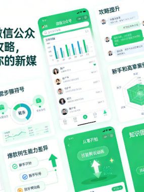 从零开始，微信公众号运营最全攻略，全方位提升你的新媒体运营能力