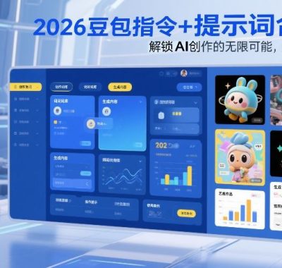 2026豆包指令+提示词合集，解锁AI创作的无限可能，效率倍增