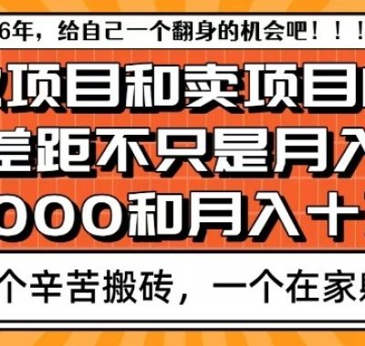 为什么卖项目能轻松月入10个W，而做项目却真正賺不到什么钱？原因竟然是这个！【揭秘】