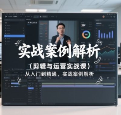 剪辑与运营实战课，从入门到精通，实战案例解析（更新2026）