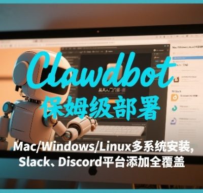 Clawdbot保姆级部署，从入门介绍、Mac/Windows/Linux多系统安装，到Slack、Discord平台添加全覆盖