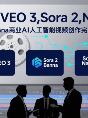 精通VEO 3，Sora 2，Nano Banana商业AI人工智能视频创作完整指南