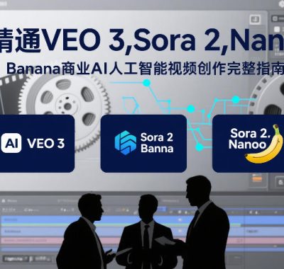 精通VEO 3，Sora 2，Nano Banana商业AI人工智能视频创作完整指南