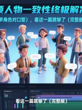 AI视频人物一致性终极解决方案（含多角色对口型），看这一篇就够了（完整版）