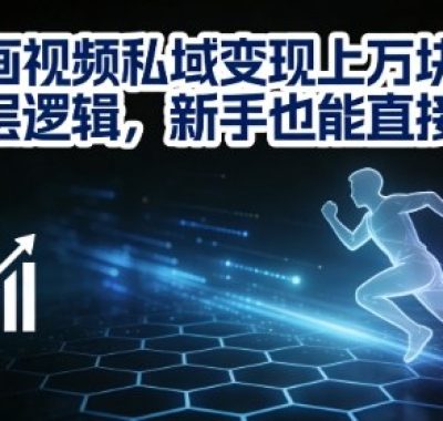 动画视频私域变现上W的底层逻辑，新手也能直接抄